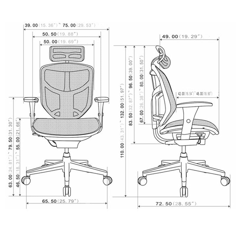 Ергономичен стол Enjoy NEW черен